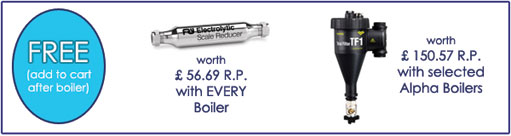 Special Offer - FREE Limescale reducer with EVERY Boiler purchased - you MUST add to cart AFTER you've added the boiler to the cart