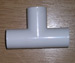 OVERFLOW SYSTEM TEE - 90 DEGREE SOLVENT WHITE PUSH-FIT