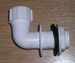OVERFLOW SYSTEM BENT TANK CONNECTOR SOLVENT WHITE PUSH-FIT