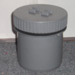 82MM SCREWED ACCESS CAP - SPIGOT TAIL (SOLVENT GREY)