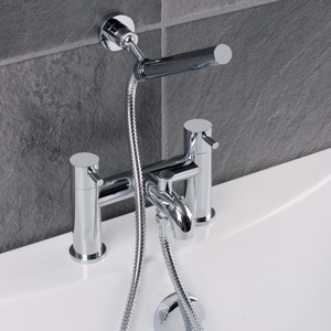 Ascot Porta Bath Shower Mixer, Including Shower Kit