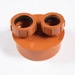 Underground 32mm amp 40mm Double Mixed To Socket Waste Pipe Adaptor Underground 32mm amp 40mm Double Mixed To Socket Waste Pipe Adaptor