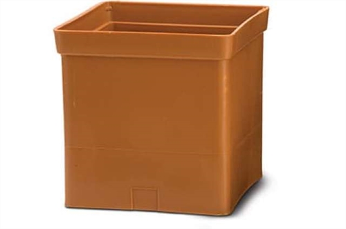 Polypipe Underground Square Hopper Raising Piece-160mm Depth - UG470