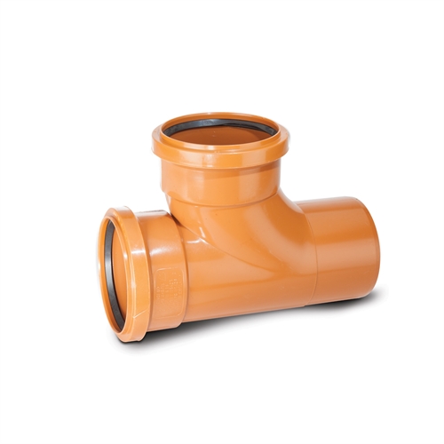 Polypipe Underground Drainage 110mm 87.5° Equal Junction Double Socket - UG424