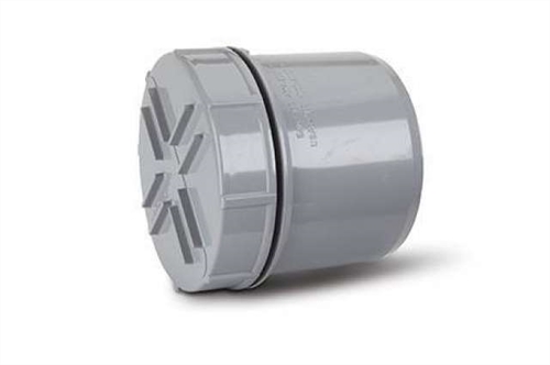 Polypipe Access Cap Screwed/Spigot Tail - 4" 110mm - SA62
