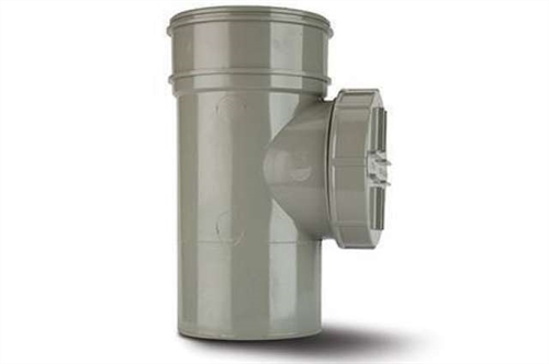 Polypipe Short Access Pipe 4in/110mm Single Socket - SWA88