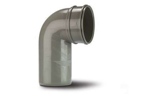 Polypipe Socket/Spigot Bend 4in/110mm 90° Solvent - SWB47