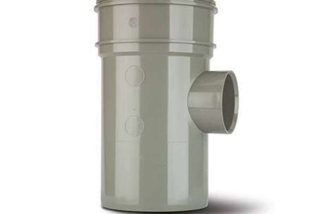 Polypipe 4in/110mm Single Boss Pipe Single Socket 50mm