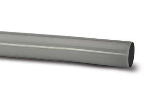 Polypipe 1.0M X 4"/110mm Plain End Pipe - 1 Length - P430