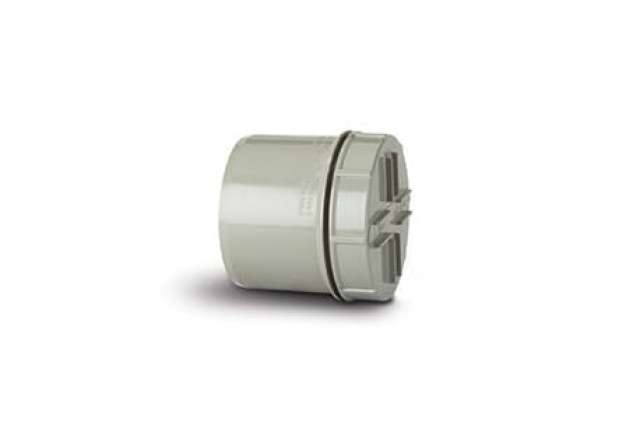 Polypipe Screwed Access Cap 4in/110mm Spigot Tail Plug - SA62SG