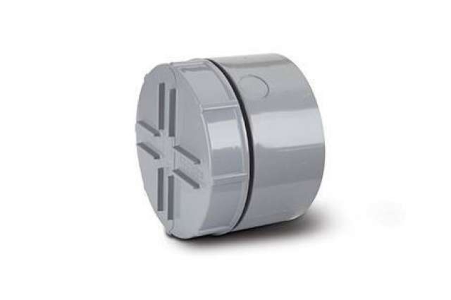 Polypipe Access Cap Screwed/Socket Tail - 4" 110mm - SA63