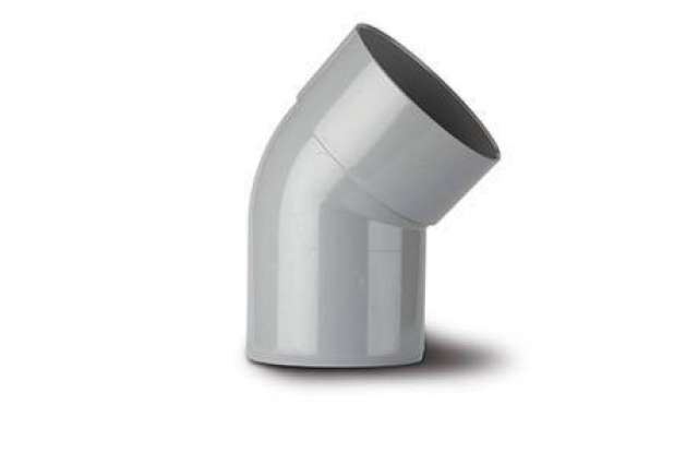 Polypipe Offset Bend 135° Socket/Spigot 4"/110mm - SB404