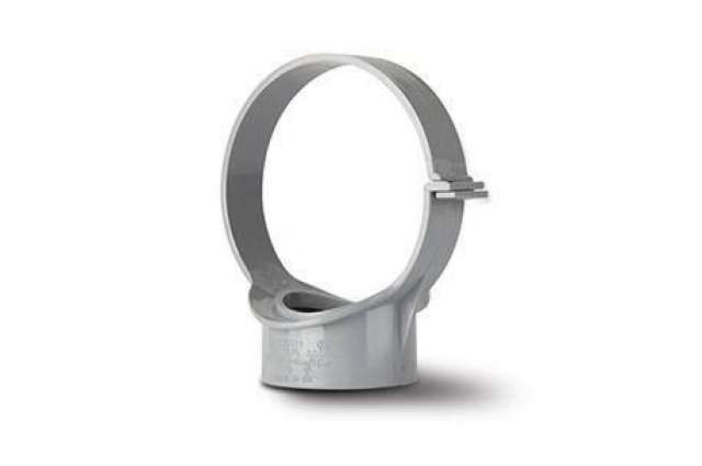 Polypipe Strap Boss (Open) 4"/110mm - Side Fix Clip Requires Boss Adaptor - SG70