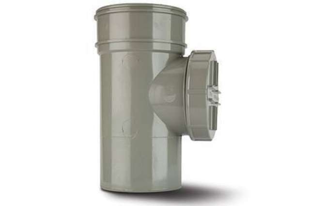 Polypipe Short Access Pipe 4in/110mm Single Socket - SWA88