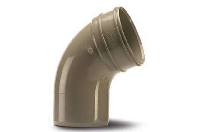 Polypipe Socket/Spigot Bend 4in/110mm 112½° Solvent - SWBB24