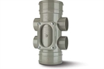 Polypipe Access Pipe 3in82mm 2 Boss Double Socket - SWA31 Polypipe Access Pipe 3in82mm 2 Boss Double Socket - SWA31
