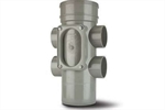 Polypipe Access Pipe 3in82mm 2 Boss Single Socket - SWA39 Polypipe Access Pipe 3in82mm 2 Boss Single Socket - SWA39