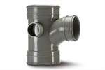 Polypipe Single Branch 3in82mm 92 Triple Socket Solvent - SWT73 Polypipe Single Branch 3in82mm 92 Triple Socket Solvent - SWT73