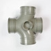 110MM DOUBLE BRANCH - FOUR SOCKET - 87 1/2 DEGREE 110MM DOUBLE BRANCH - FOUR SOCKET - 87 1/2 DEGREE