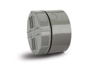 Polypipe  Screwed Access Cap 4in110mm Solvent Socket Tail - SA63