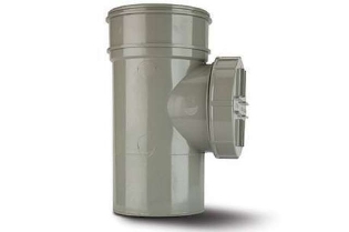 Polypipe Short Access Pipe 4in110mm Single Socket - SWA88