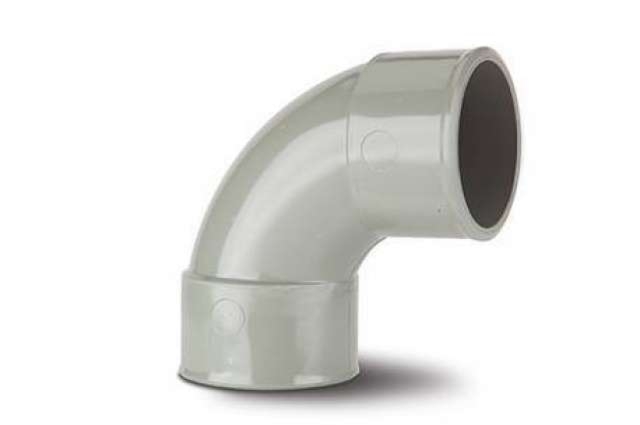 Polypipe 50mm Swept Bend 92½° - MU314