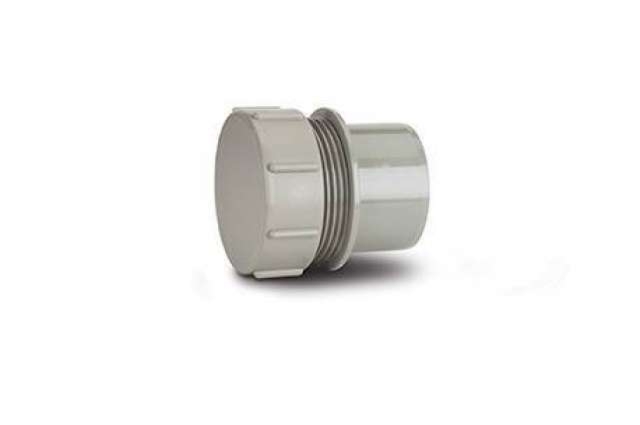 Polypipe 50mm Screwed Access Plug - MU319