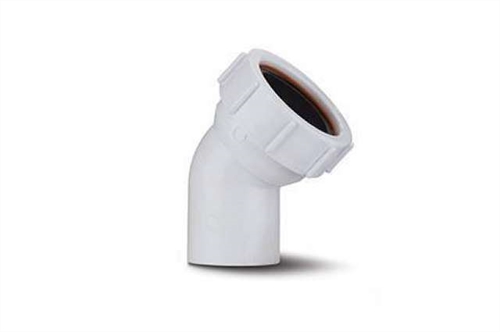 Polypipe 40mm Compression Swivel Bend 45° - PS20