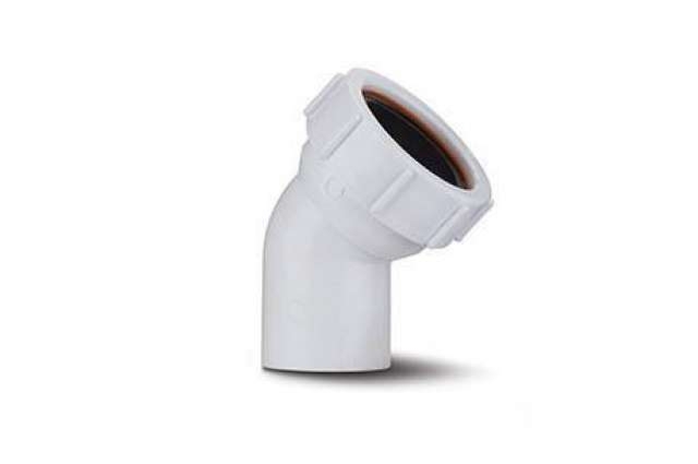 Polypipe 40mm Compression Swivel Bend 45° - PS20
