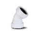 Polypipe 32mm Obtuse Bend 45 Compression - PS17