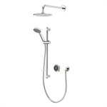 Aqualisa Quartz Touch Smart Divert Concealed Adj amp Fixed Wall Head - GP-QZSTA2BVDVFW20 Aqualisa Quartz Touch Smart Divert Concealed Adj amp Fixed Wall Head - GP-QZSTA2BVDVFW20