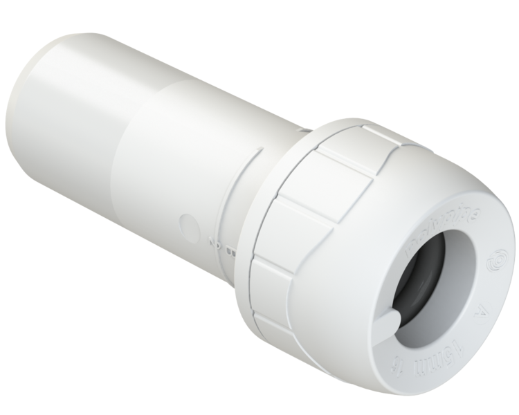 Polyplumb Enhanced White 28mm x 22mm Socket Reducer PB1828EW