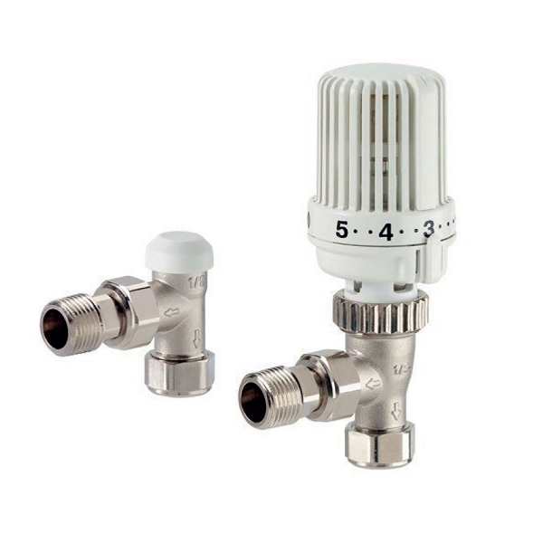 Valencia VTL115 15mm Angled TRV and Lockshield Pack - VTL115-15A