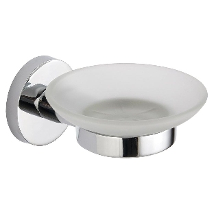 Alpha Glass Soap Dish & Holder
