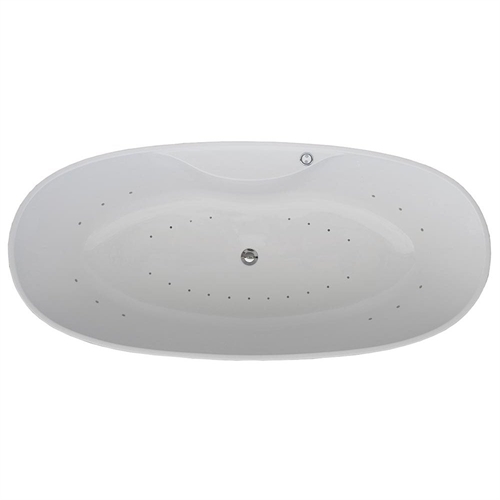Oregon Freestanding Bath with Option 4 Whisper Airspa - 1850 x 850mm