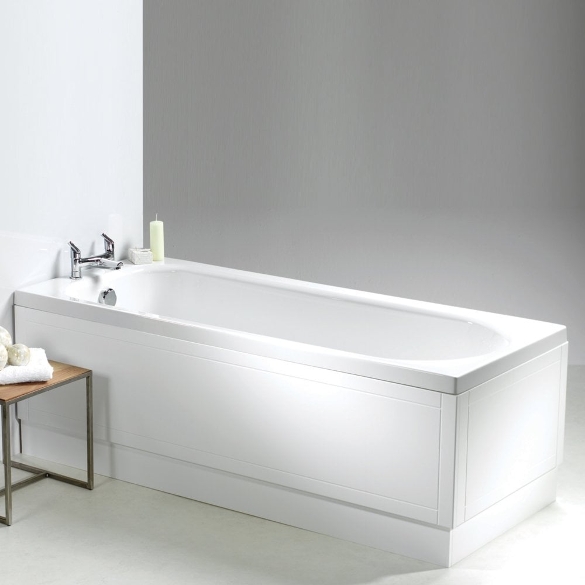 Ebony Bath with Option 1 Whirlpool - 1700 x 700mm