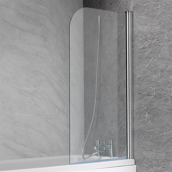 Genesis 700mm Curved Bath Screen 1350 x 700mm