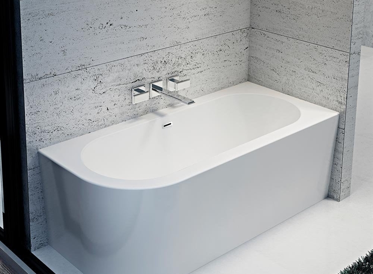 Como Freestanding Offset Corner Bath 1700 X 750mm