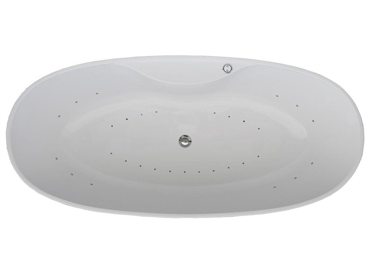 Oregon Freestanding Bath with Option 4 Whisper Airspa - 1850 x 850mm