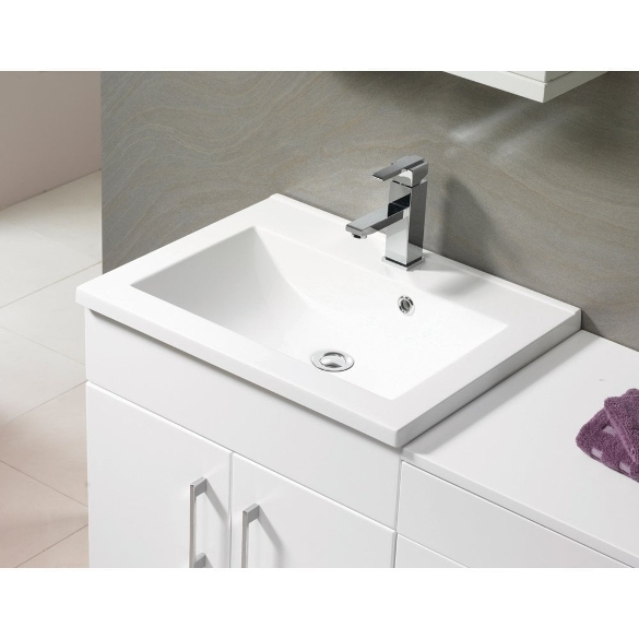 Monica 500mm - 900mm Base Units & Basin - Gloss White
