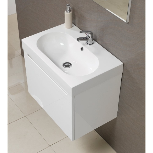 Radius 60 Wall Hung Base & Radius Basin