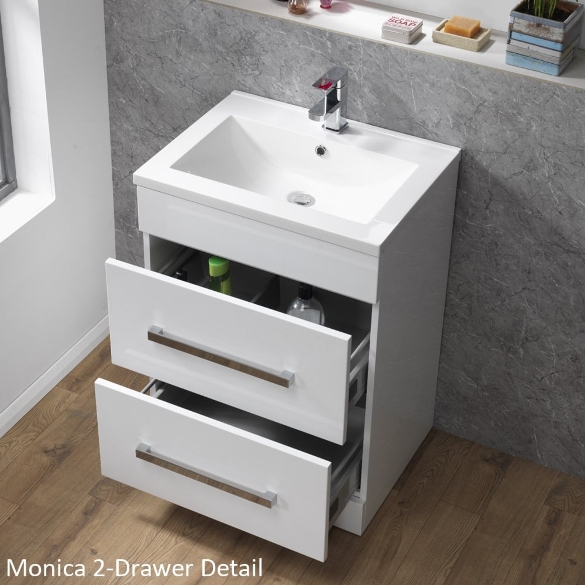 Monica 500mm & 600mm Floorstanding Unit with Drawers
