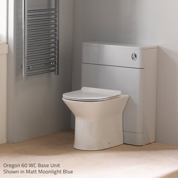 Oregon 600mm Wall-Hung Base Unit & Basin