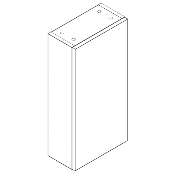 Q-Line 300mm Single Door Wall Cabinet