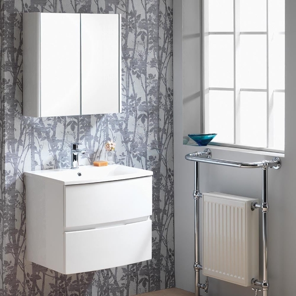 Oregon 600mm Wall-Hung Base Unit & Basin