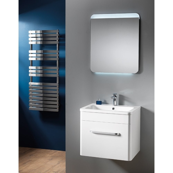 Venice Wall-Hung Base Unit & Basin - Gloss White