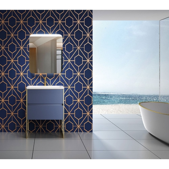 Douro 60 with Basin and Brass Framework