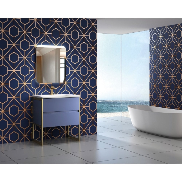 Douro 60 with Basin and Brass Framework