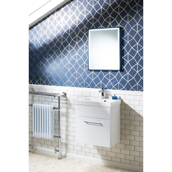 Eden 500mm Wall Hung Base Unit & Basin
