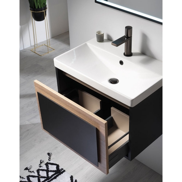 Pisa 60 Wall-Hung Base Unit & Basin